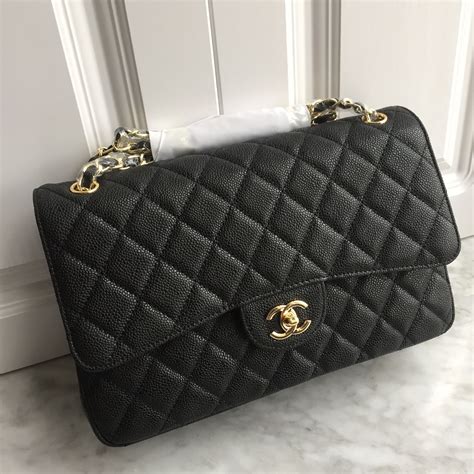 chanel black classic flap bag|Chanel classic flap bag jumbo.